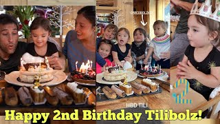 Solenn Heussaff Nico Bolzico daughter Tilibolz 2nd Birthday🎂 while ENJOYING the COLDNESS of the Snow [upl. by Ecirtahs167]