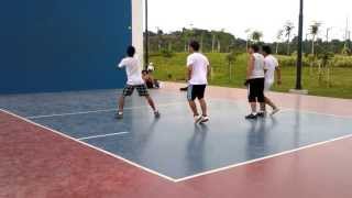 HANDBALL ONE WALL ECUADOR [upl. by Quitt431]