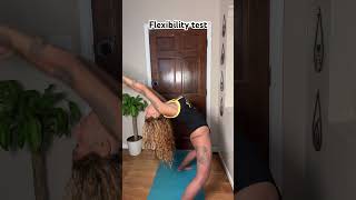 Flexibility test How’d I do yoga flexibility test stretched [upl. by Temp]