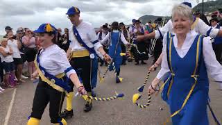 Sidmouth Folk Festival Morris on Esplanade 4824 [upl. by Jansen]