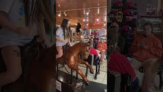 P RIDING THE HORSE 🐎 AT MERAMEC CAVERNS youtubeshorts FUNNY COMEDY [upl. by Suoirred]