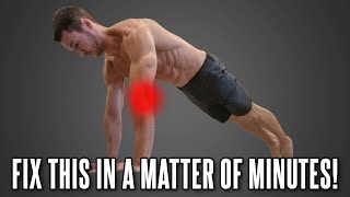 Push Ups and Elbow Pain Fix [upl. by Auehsoj]