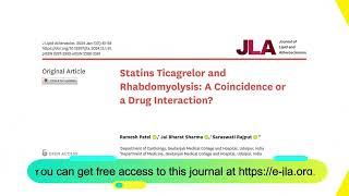 Statins Ticagrelor and Rhabdomyolysis A Coincidence or a Drug Interaction [upl. by Reinke310]