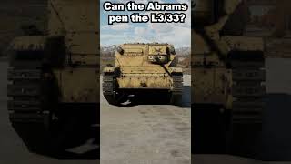 Can the Abrams pen the L3🤩🤩warthunder funnymemes memes military [upl. by Yesnnyl598]