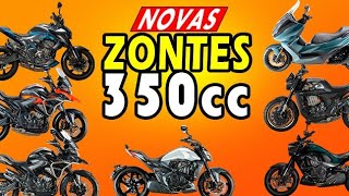 NOVAS ZONTES com motor de 350cc Fichas Técnica Preços e OPINIÃO SINCERA [upl. by Aihgn762]