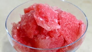 HOW TO MAKE WATERMELON SORBET [upl. by Atined156]