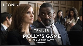 Mollys Game Alles auf eine Karte  Trailer deutsch german FSK 6 [upl. by Naniac]