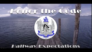 WUHS Hallway Expectations  HONOR THE CODE [upl. by Eidnim]