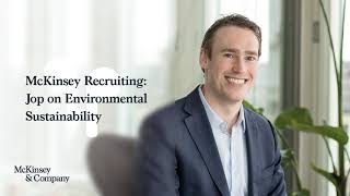 McKinsey Recruiting Jop on Environmental Sustainability [upl. by Ynatterb826]