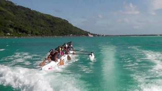 Tamarii Maupiti Vaa Training Run 1 Surfing Out [upl. by Nainatrad733]