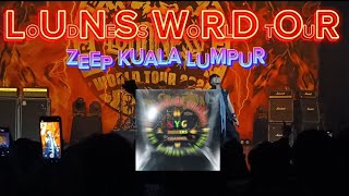 Loudness World Tour konsert terakhir buat Band legend di Zeep Kuala Lumpur [upl. by Raffarty]