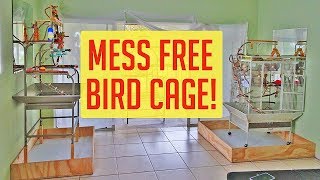 How I mess proofed my parrots cage  Custom built new project complete 😃👍 [upl. by Him]