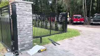 Subwing Motorline Professional 180 degrees underground gate opener [upl. by Bakemeier84]