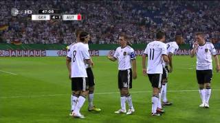 Deutschland vs Österreich 62 Alle Tore Highlights EMQuali 020911 HD [upl. by Enirehtahc]