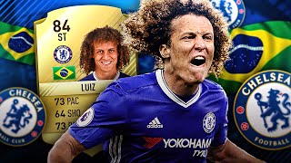 CHELSEA STRIKER DAVID LUIZ HAT TRICK CHALLENGE TRANSFER SQUAD FIFA 16 ULTIMATE TEAM [upl. by Heger]