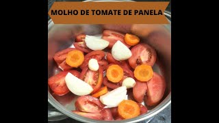 Molho de tomate caseiro  feito na panela [upl. by Twedy]