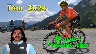 🚴‍♂️Tour de France 2024🇫🇷  Etape 4 Présentation Parcours Pronos Météo [upl. by Elsworth984]