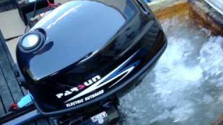 PARSUN 4HP Electric Outboard [upl. by Miyasawa]