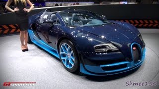 Bugatti Veyron Vitesse  Geneva 2012 with GTspiritcom [upl. by Ardnosak]