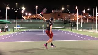 Denis Shapovalov  IW Court Level Practice 4k 60fps [upl. by Sergius774]