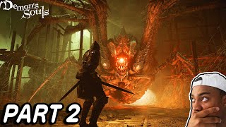 I FINALLY BEAT THE BOSS  Demon Souls PS5 Gameplay  Part 2 [upl. by Royce]