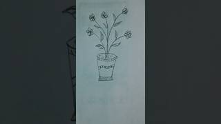 Flower port drowingshortsvideo drawing art painting sketchshorts [upl. by Alaric]