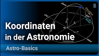 Koordinatensysteme • Vorlesung Hochschule Rosenheim • Astronomie Grundlagen 5  Elmar Junker [upl. by Nealey]