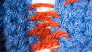 How to Crochet Mattress Stitch Seaming [upl. by Alekat]