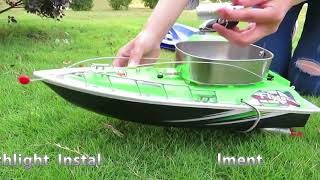 2018 Flytec New Arrival RC Bait Boat Wireless Remote Control Bait Fishing Boat [upl. by Lleder]