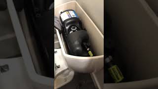 Kohler Sloan Flushmate toilet tank replacement [upl. by Repsac]