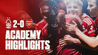 HIGHLIGHTS  NOTTINGHAM FOREST BTEAM 20 ARSENAL U21 [upl. by Alym]