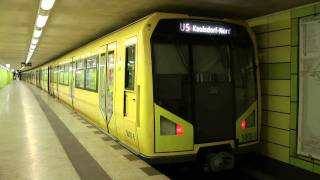 UBahn Berlin HZug in Lichtenberg U5 HD [upl. by Camel889]