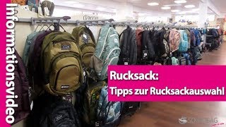 Rucksack Tipps zum RucksackKauf [upl. by Ezaria]