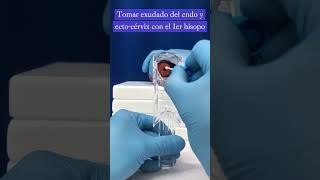 Exudado cérvicovaginal Toma de muestra laboratorioclinico ets [upl. by Tuckie]