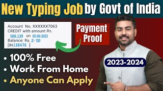 New Typing Job by Government  Earn 200 Per Page  Translation Job  Work From Home Job 2023 [upl. by Ailenroc]