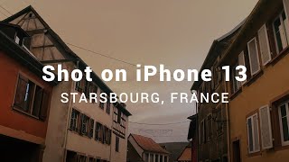 iPhone 13 Cinematic 4k  SANDMARC Anamorphic 155x  Strasbourg France [upl. by Nylkaj]