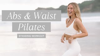 Quick Waist Toning Pilates Workout  Tone your abs amp waist [upl. by Mharba470]