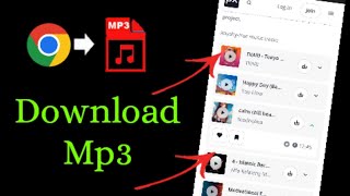 How to download MP3 songs using Chrome  MP3 songs downloader [upl. by Perpetua138]