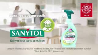 🦠 Désinfectant multiusages Protection SANYTOL – Pub SANYTOL 2018 [upl. by Osi]