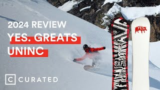 2024 Yes Greats Uninc Snowboard Review  Curated [upl. by Ardnayek472]