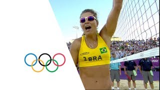 Beach Volleyball Womens Bronze Medal Match Brazil v China  Highlights  London 2012 Olympics [upl. by Anya]