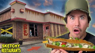 Eating at SKETCHY Restaurants For 24 Hours… Los Angeles [upl. by Roderick756]