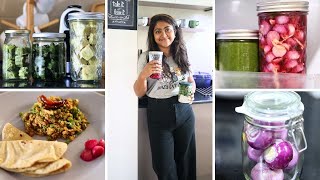 15 Useful TIPS amp TRICKS for the kitchen  Indian meal prep amp plan [upl. by Artenal]