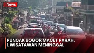 Puncak Bogor Macet Parah 1 Wisatawan Meninggal [upl. by Enilra]