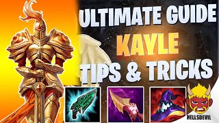 WILD RIFT ULTIMATE KAYLE GUIDE  TIPS amp TRICKS  Guide amp Build [upl. by Shiekh]