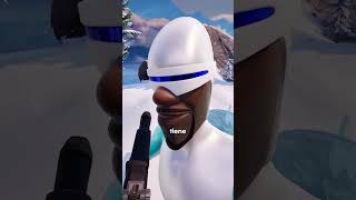 😱El ERROR de Frozono bajo su máscara en Fortnite😱 [upl. by Nnylacissej]