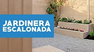 ¿Cómo hacer jardineras escalonadas [upl. by Pedrotti]