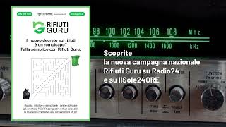 Lo spot Rifiuti Guru in onda su Radio24 [upl. by Lambertson564]