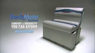 DeckMate Flip Flop Cooler Pontoon Boat Seats [upl. by Harley]