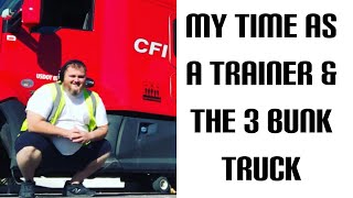 Truck Driver Training  3 Bunk Truck  CR England  CFI Trucking [upl. by Iron]